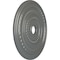 Ekena Millwork Cole Ceiling Medallion (Fits Canopies up to 9 1/8"), 25 3/8"OD x 3 3/8"ID x 1 3/8"P, Silver CM25COSLS - alternate 5